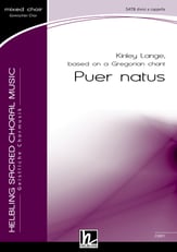 Puer natus SATB choral sheet music cover